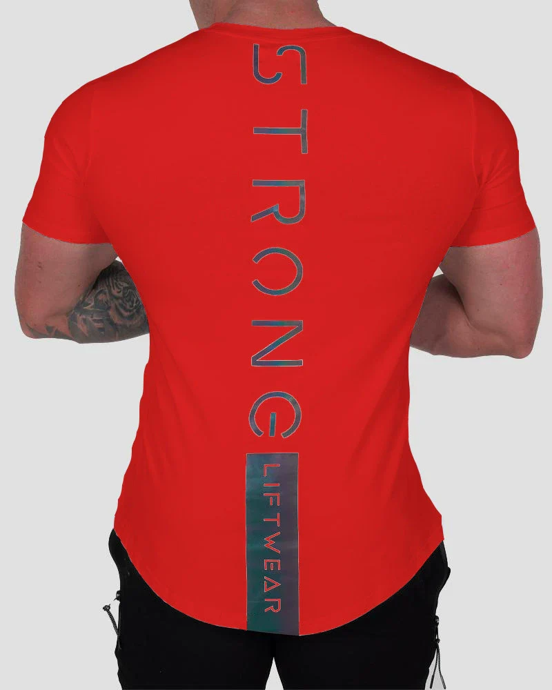 Workout Brothers Muscular Men's Color-Changing Printed Short-Sleeve Shirt - Image 6
