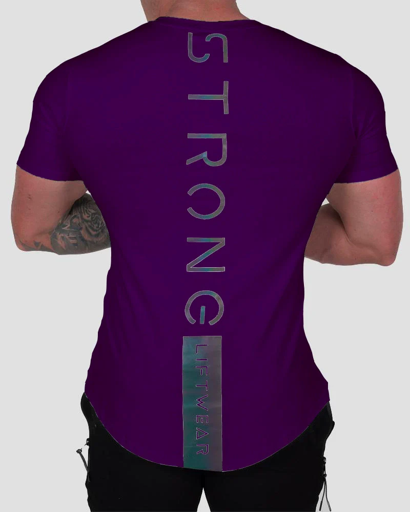 Workout Brothers Muscular Men's Color-Changing Printed Short-Sleeve Shirt - Image 7