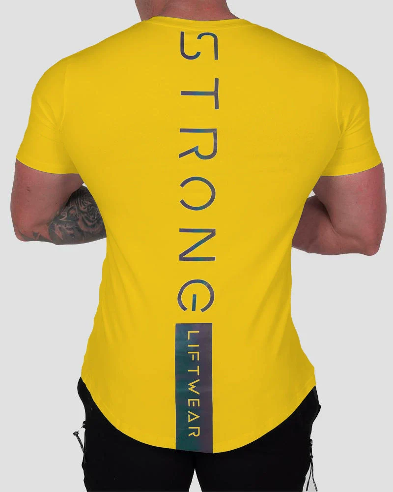 Workout Brothers Muscular Men's Color-Changing Printed Short-Sleeve Shirt - Image 8