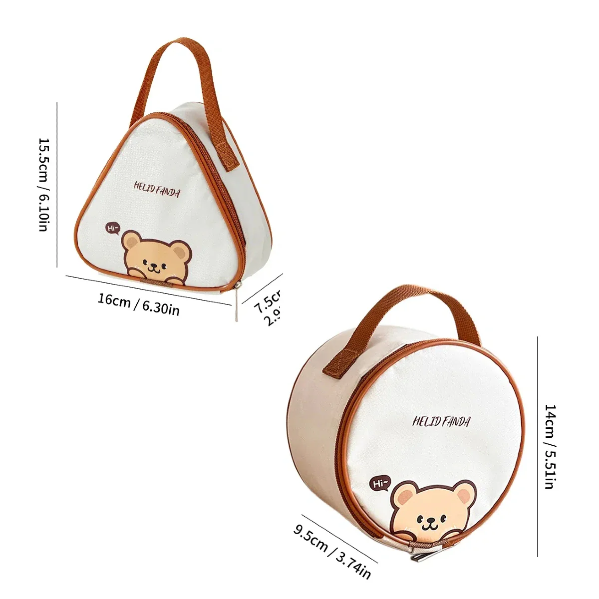 WORTHBUY Mini Capybara Thermal Lunch Bag Portable Insulated Picnic Bag Oil Proof & Waterproof Lunch Box Bag Reusable Cooler Bag - Image 6