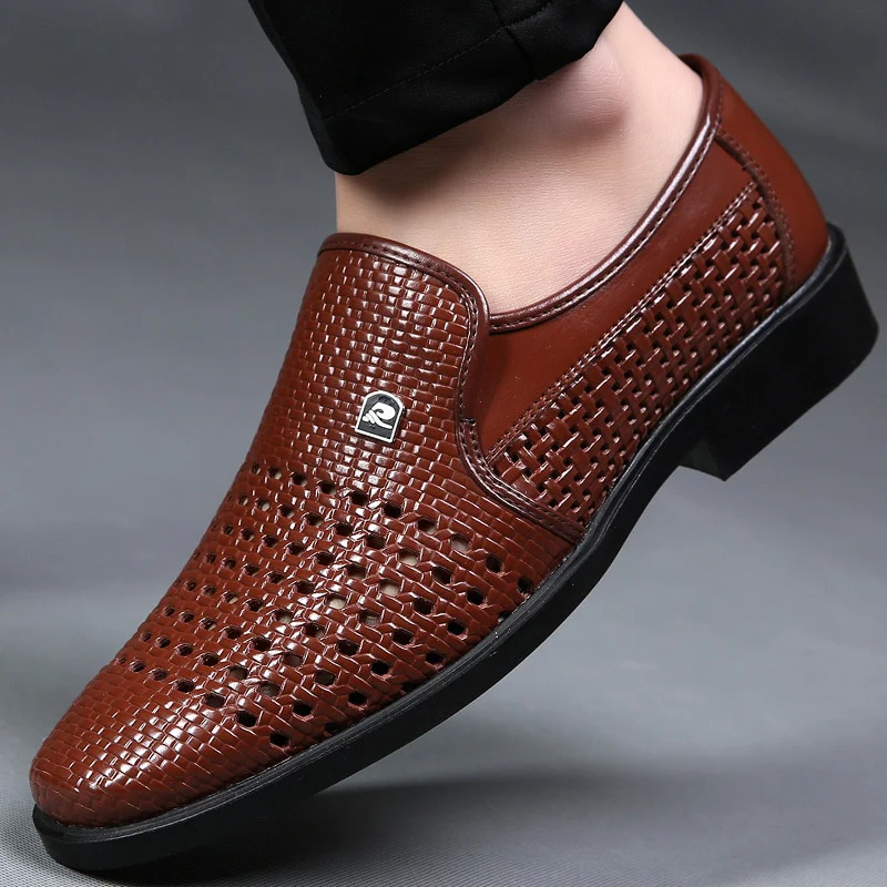 WOTTE Spring Men Loafers Leather Men Shoes - Image 5