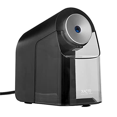 X-ACTO Teacher Pro Electric Pencil Sharpener, Heavy Duty, Black, 1 Count - School, Classroom Essentials