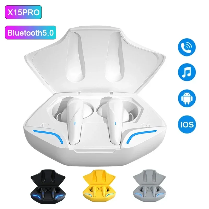 X15Pro TWS Wireless Bluetooth Earphones Stereo 5.0 Headset Sport Earbuds Microphone With Charging Box for Smartphones Xiaomi IOS - Image 2