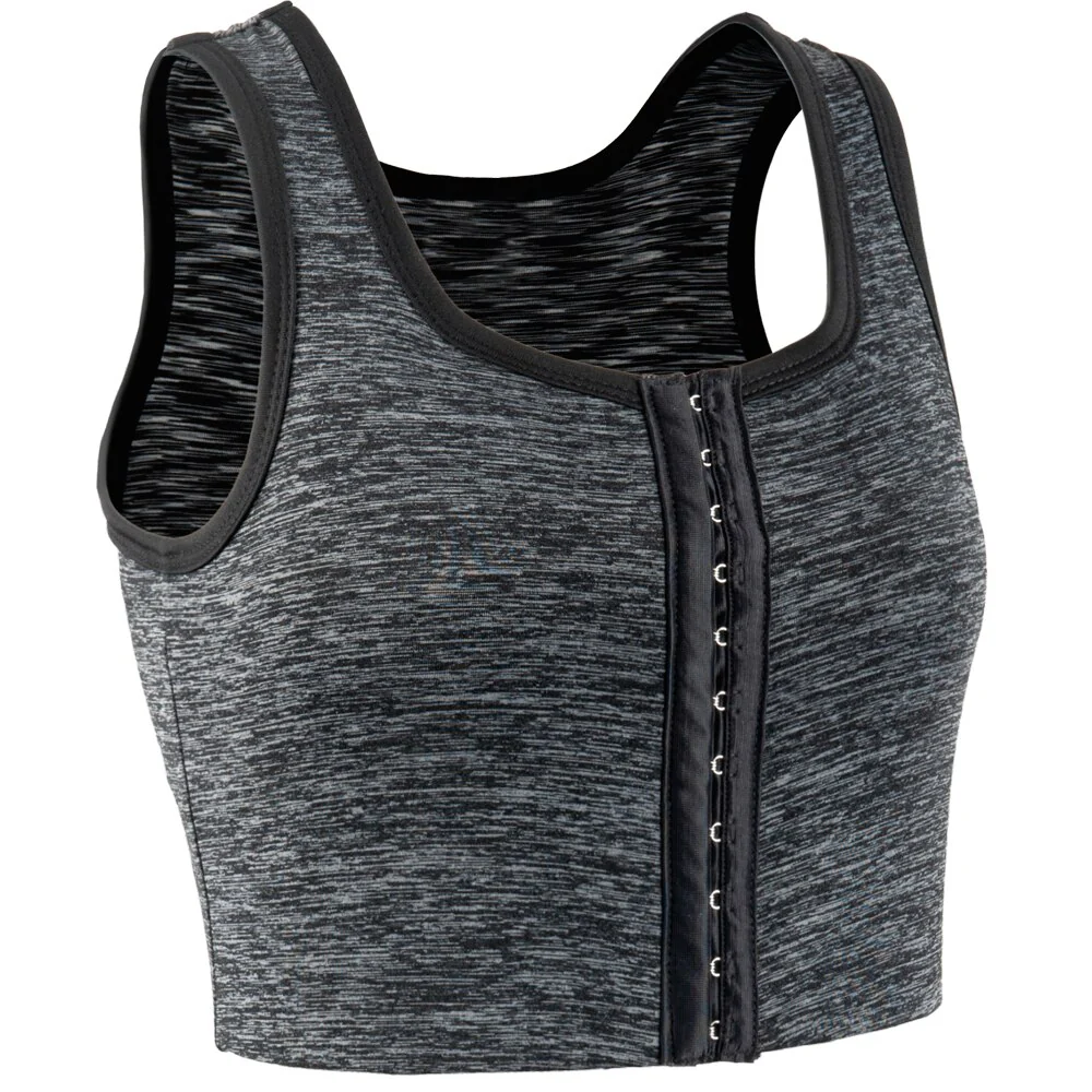 XUJI 3 Rows Central Clasp Chest Binder Tank Top - Image 4