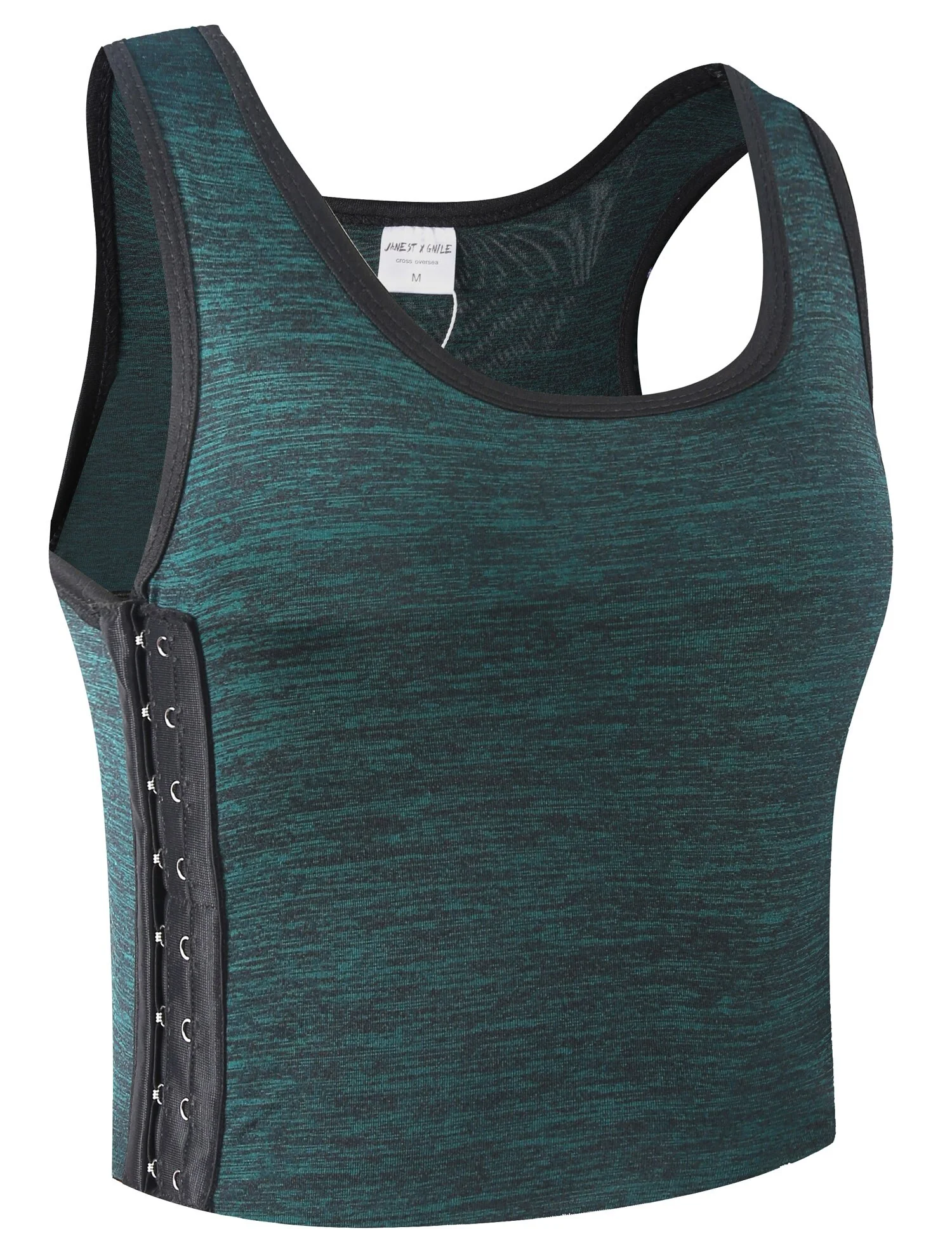 XUJI Women Tomboy Breathable Cotton Elastic Band Colors Chest Binder Tank Top - Image 6