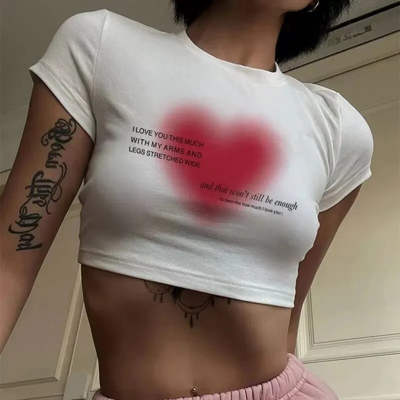 Y2k Women T Shirts Future Milf Star Fashion Women Crop Top Harajuku Streetwear Slim Tshirt Tops Summer Sexy Party Femme Clothes - Image 6