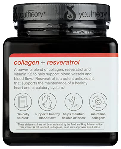 YOUTHEORY Heart Collagen & Resveratrol, 150 CT - Image 7