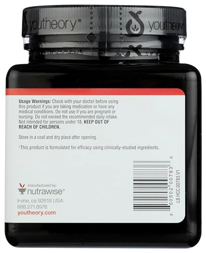 YOUTHEORY Heart Collagen & Resveratrol, 150 CT - Image 8
