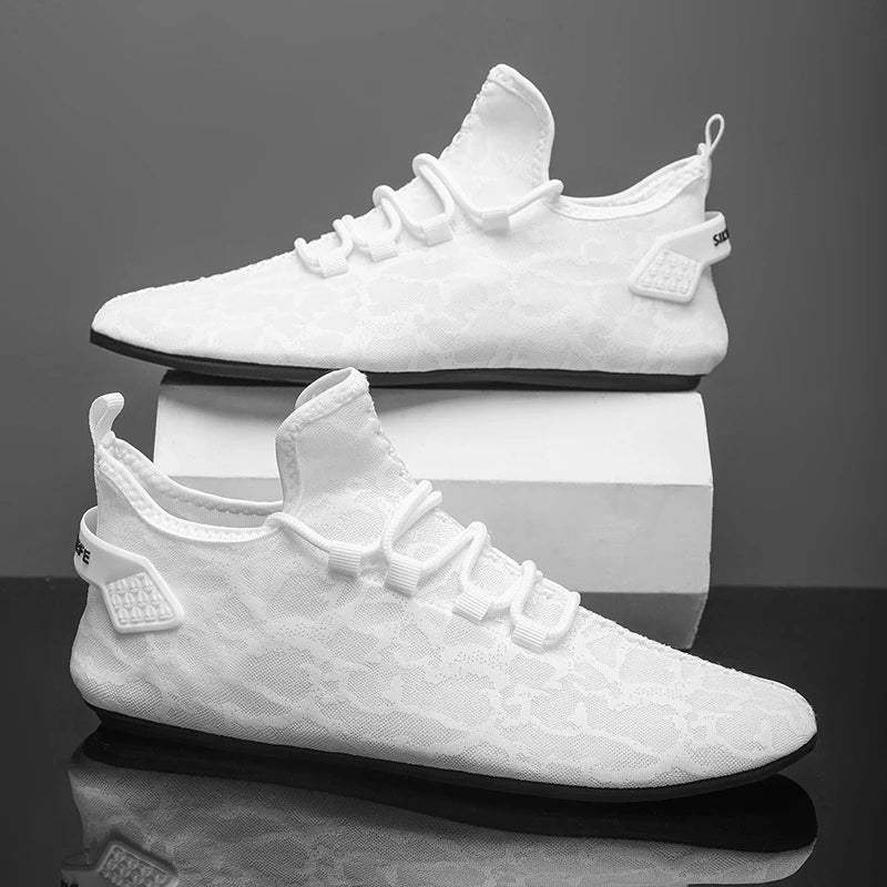 YRZL Fashion Summer Shoes Soft Comfortable Breathable Shoe for Man Shoes Men Trend Lightweight Outdoor Casual Walking Shoes