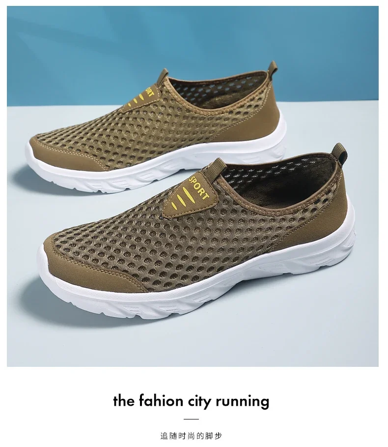 YRZL Lightweight Men Casual Shoes Breathable Slip on Male Casual Sneakers Anti-slip Men's Flats Outdoor Walking Shoes Size 39-46 - Image 28