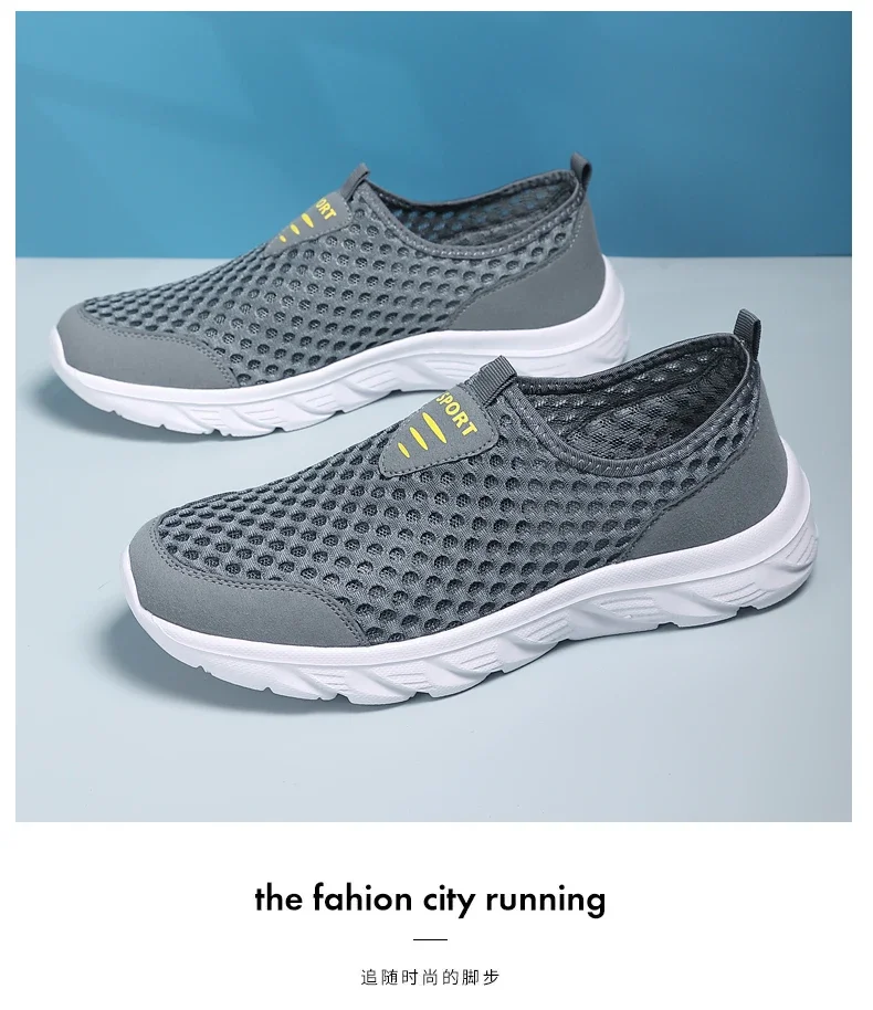 YRZL Lightweight Men Casual Shoes Breathable Slip on Male Casual Sneakers Anti-slip Men's Flats Outdoor Walking Shoes Size 39-46 - Image 34