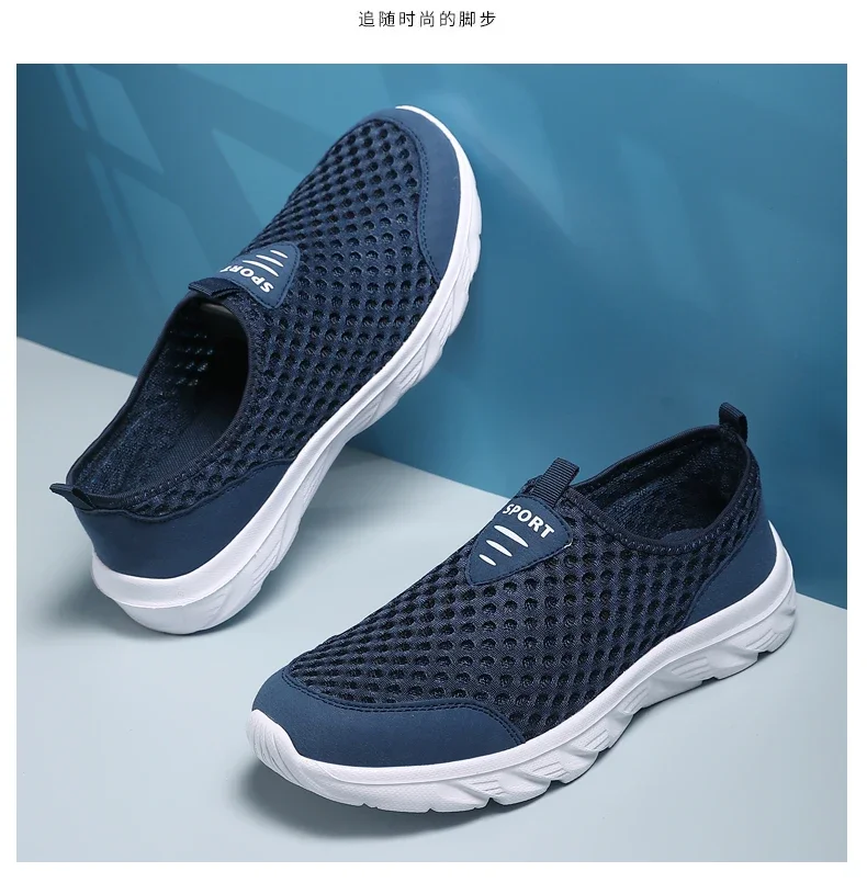 YRZL Lightweight Men Casual Shoes Breathable Slip on Male Casual Sneakers Anti-slip Men's Flats Outdoor Walking Shoes Size 39-46 - Image 42