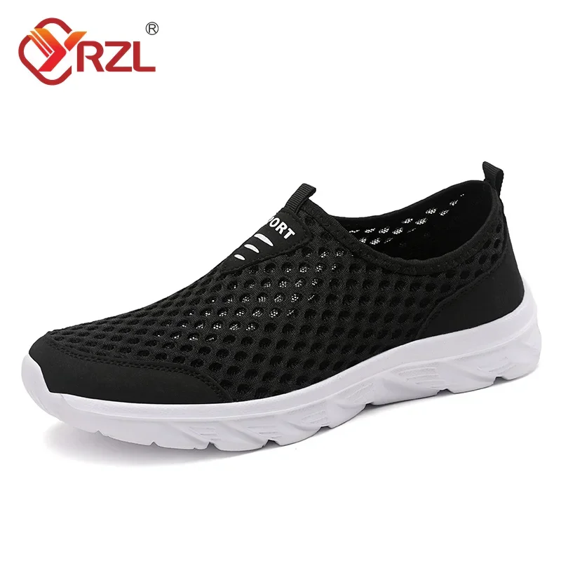 YRZL Lightweight Men Casual Shoes Breathable Slip on Male Casual Sneakers Anti-slip Men's Flats Outdoor Walking Shoes Size 39-46 - Image 44