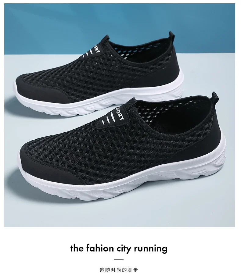YRZL Lightweight Men Casual Shoes Breathable Slip on Male Casual Sneakers Anti-slip Men's Flats Outdoor Walking Shoes Size 39-46 - Image 21