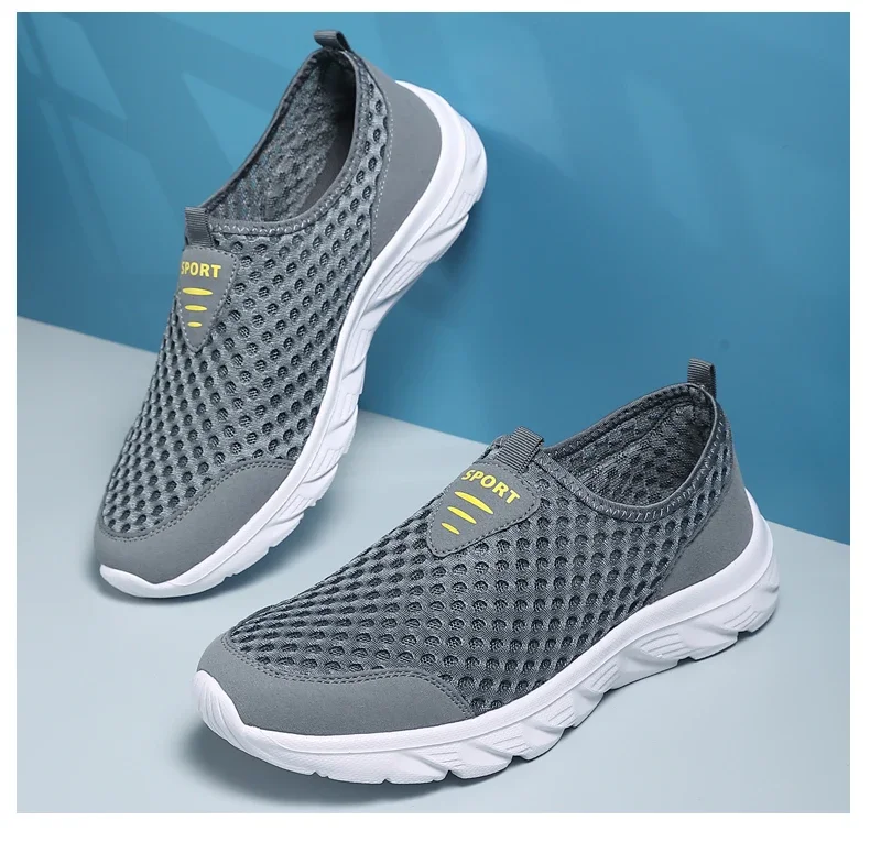 YRZL Lightweight Men Casual Shoes Breathable Slip on Male Casual Sneakers Anti-slip Men's Flats Outdoor Walking Shoes Size 39-46 - Image 35