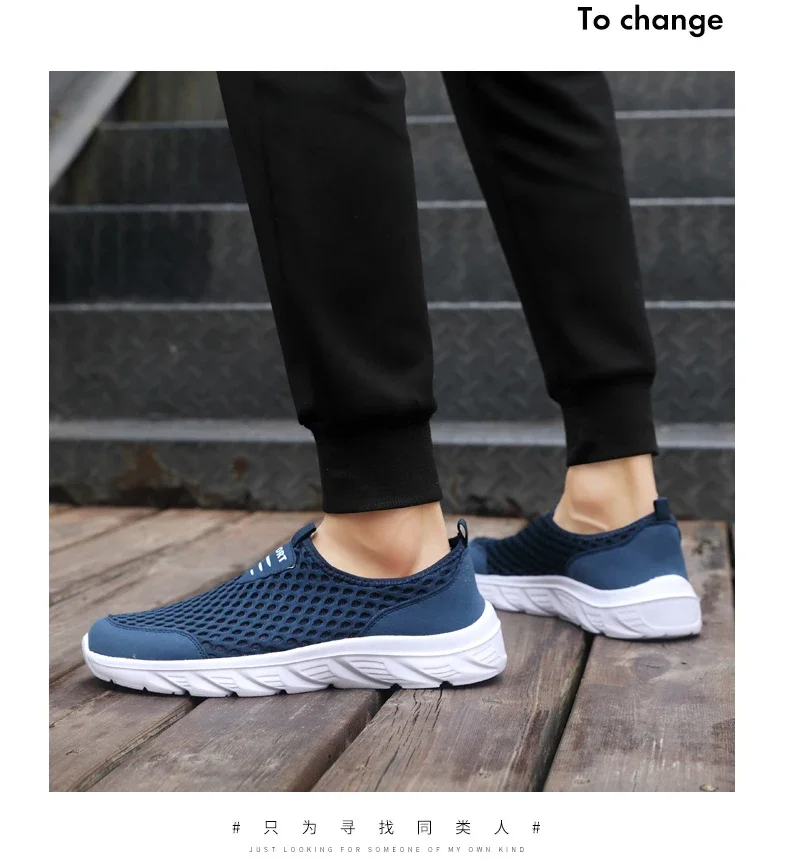 YRZL Lightweight Men Casual Shoes Breathable Slip on Male Casual Sneakers Anti-slip Men's Flats Outdoor Walking Shoes Size 39-46 - Image 38