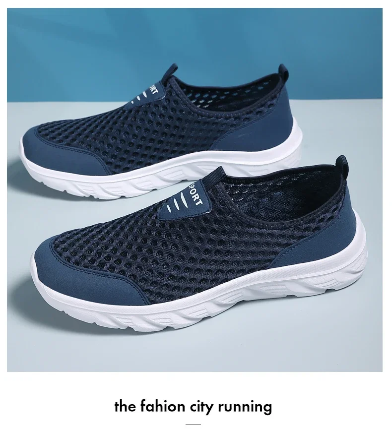 YRZL Lightweight Men Casual Shoes Breathable Slip on Male Casual Sneakers Anti-slip Men's Flats Outdoor Walking Shoes Size 39-46 - Image 41