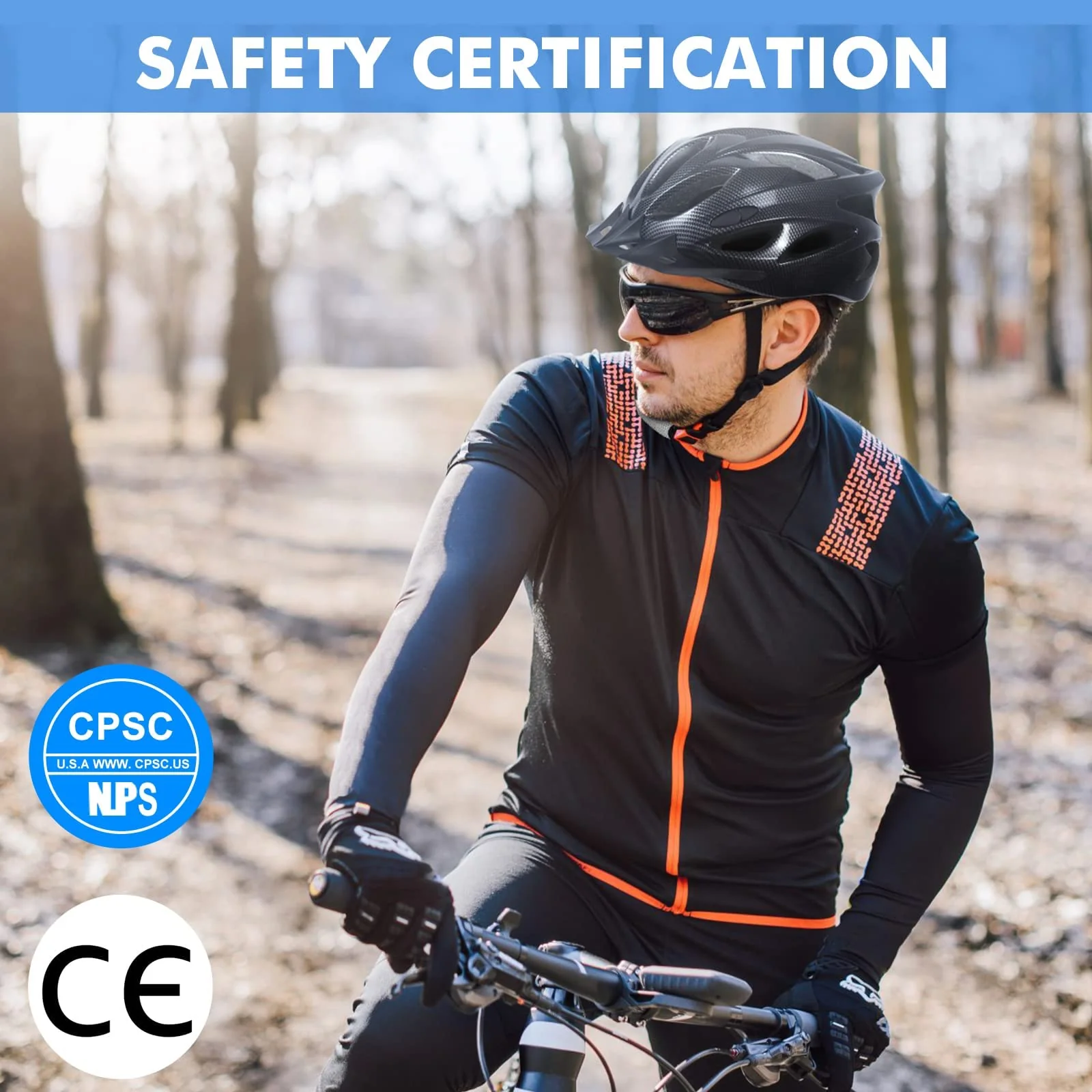Zacro Adult Bike Helmet Lightweight for Men Women Comfort with Pads&Visor, Certified Bicycle Helmet for Adults Youth Mountain Road Biker - Image 2