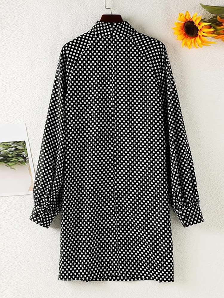 Sexy  Fashion OL Bohemian Dress Women Puff Sleeve Sundress - Image 3