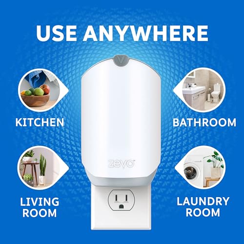 Zevo Flying Insect Trap, Fly Trap, Fruit Fly Trap (2 Plug-in Bases + 2 Refill Cartridges) - Image 4