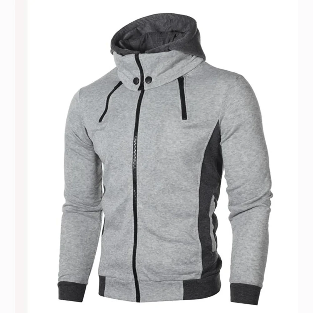 New Spring Autumn Winter Fleece Men's Clothing Outdoor Sweatshirts Casual Patchwork Male Jackets Hoodies Outwear Zipper Jacket - Image 6