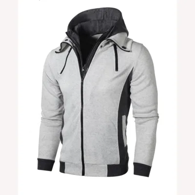 New Spring Autumn Winter Fleece Men's Clothing Outdoor Sweatshirts Casual Patchwork Male Jackets Hoodies Outwear Zipper Jacket - Image 7