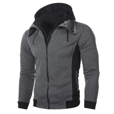 New Spring Autumn Winter Fleece Men's Clothing Outdoor Sweatshirts Casual Patchwork Male Jackets Hoodies Outwear Zipper Jacket - Image 9